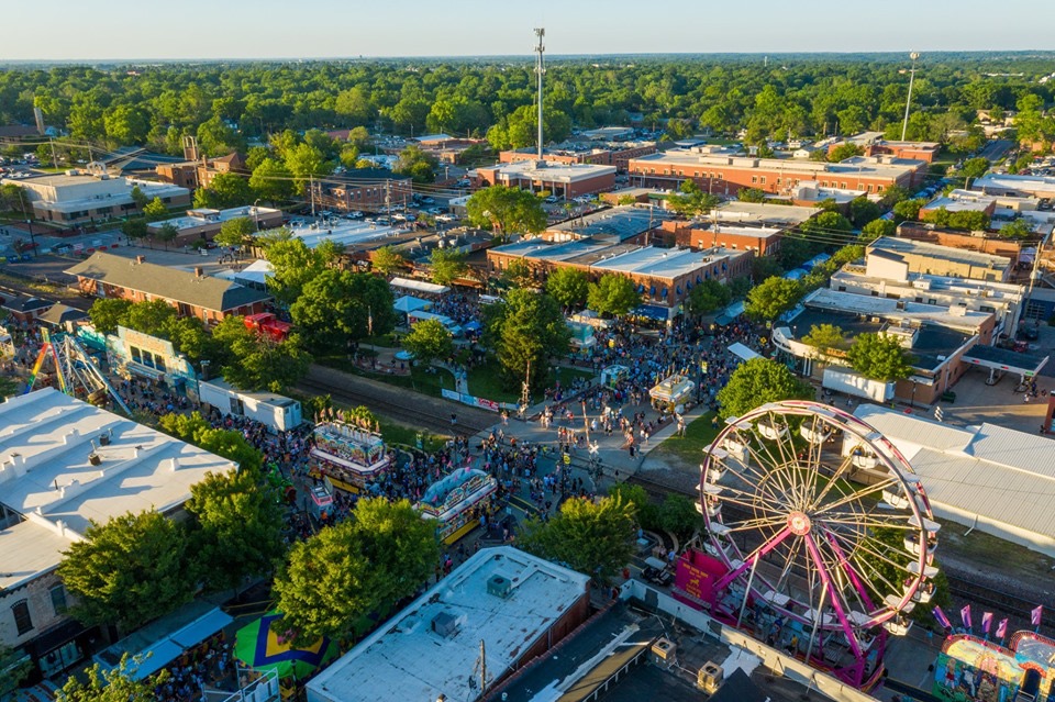Downtown Days aerial Downtown Days aerial