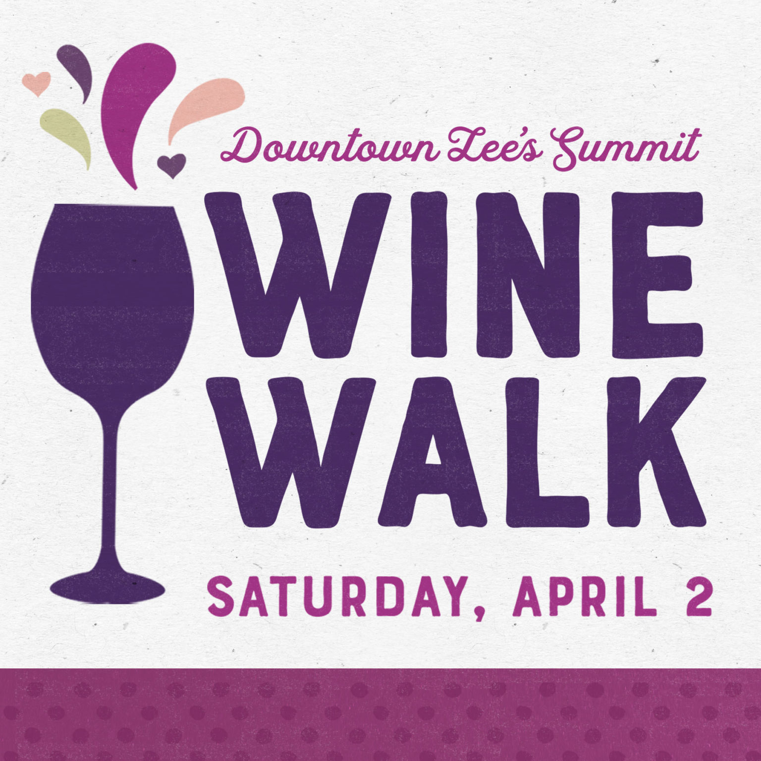 GDWINEWALKLOGO_withDate Downtown Lee's Summit