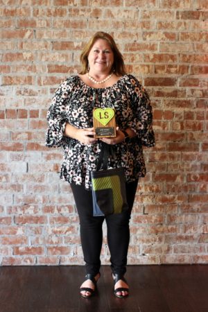 2019 President’s Award- Lynn Hinkle  We want to take this time to recognize one of our most dedicated and resilient board members, Lynn Hinkle, with our President’s Award. Lynn has been on the board since 2013. She served as the board president from January 2015 until August 2017. Lynn led the organization through staff changes, and is one of reasons we have a solid staff and foundation today. She has continued to serve as a valuable board member and volunteer. We are so thankful for her service on our board!