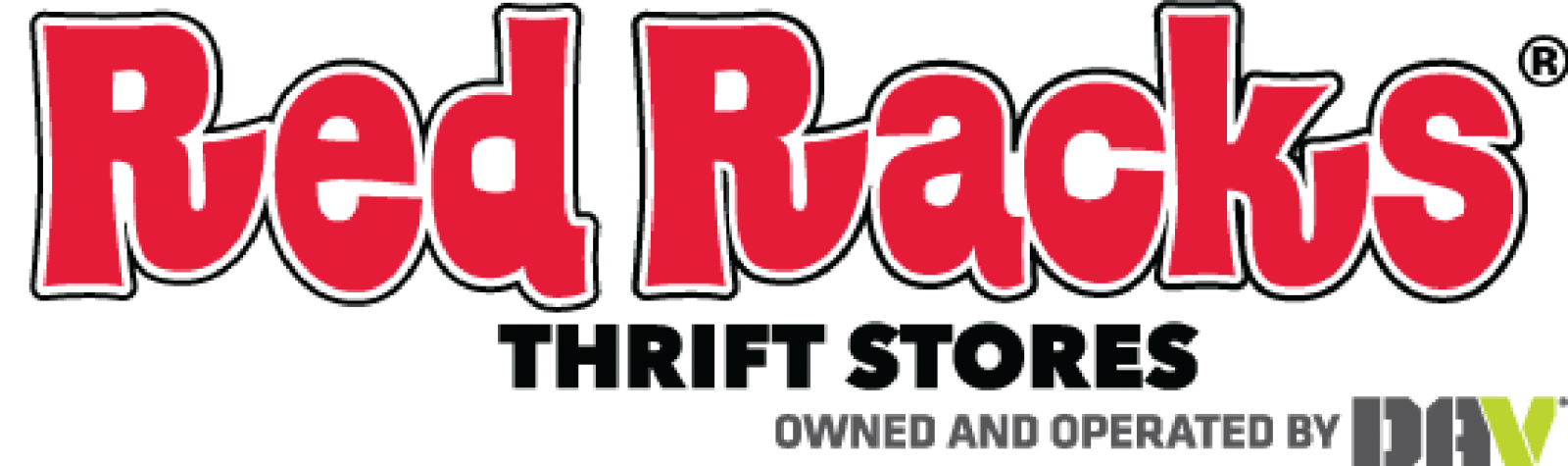 Red Racks DAV logo - Downtown Lee's Summit