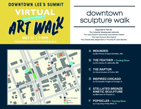 VFFAW Sculpture Walk Map - Downtown Lee's Summit